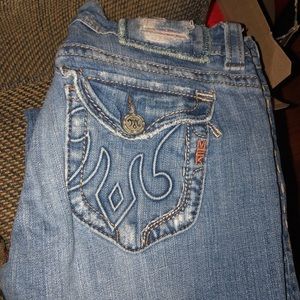MEK denim jeans.